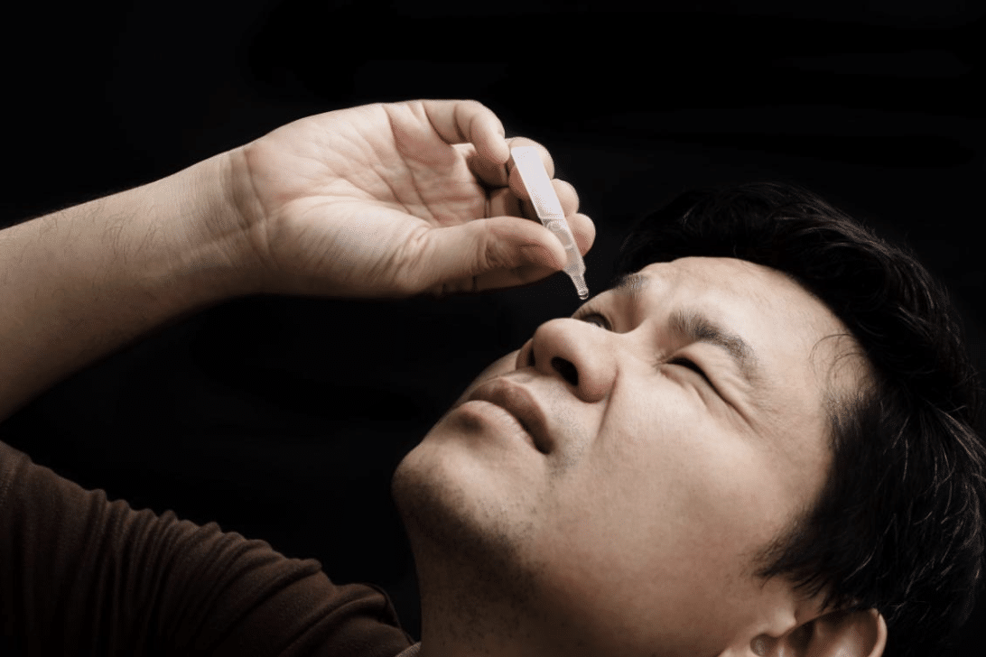 Eye drop application