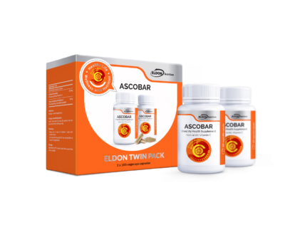 Eldon Nutrition Ascobar Vitamin C Capsule, Twin Pack, 2 x 100s