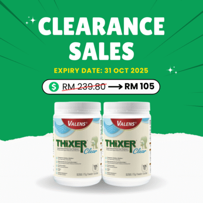 [Clearance Stock][Bundle of Two] Valens Thixer Clear Powder, 175g